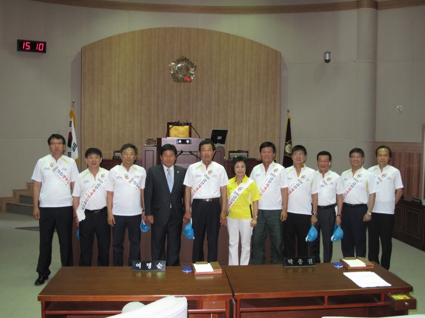 남해군의회, 사천시의회 방문 엑스포 홍보_5